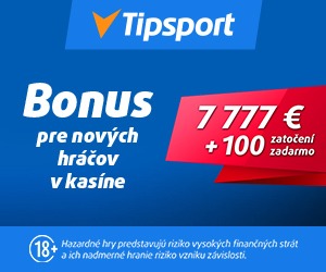 Tipsport bonus pre nových hráčov