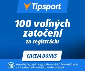 Tipsport bonusy za registráciu