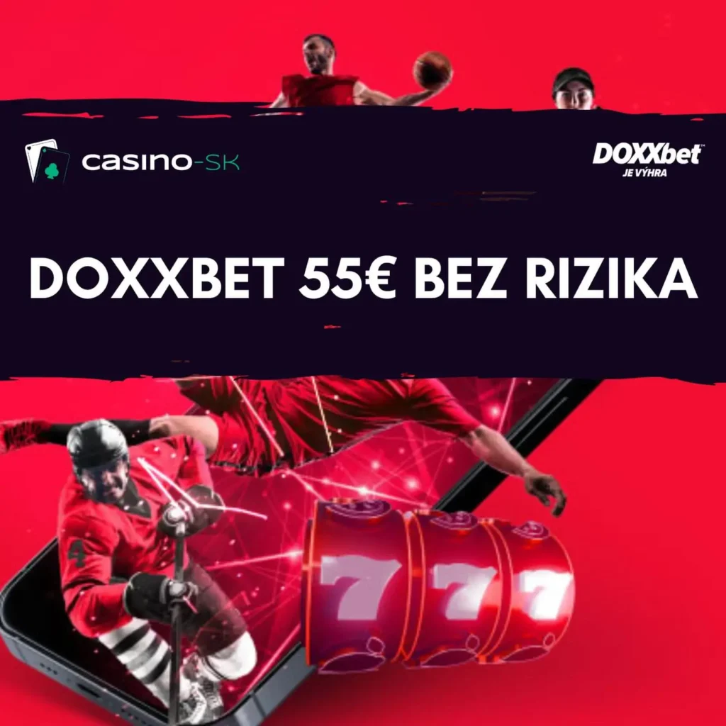 DOXXbet vstupný bonus bez rizika 55€